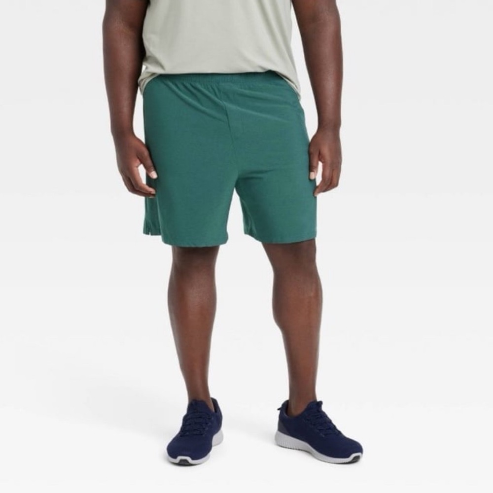 NWT All in Motion Men's Any Sport Athletic Shorts Blue Size XXL